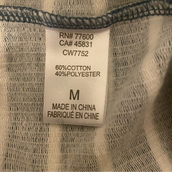 Chaser Medium Blue White Striped Shorts - Picture 4 of 12